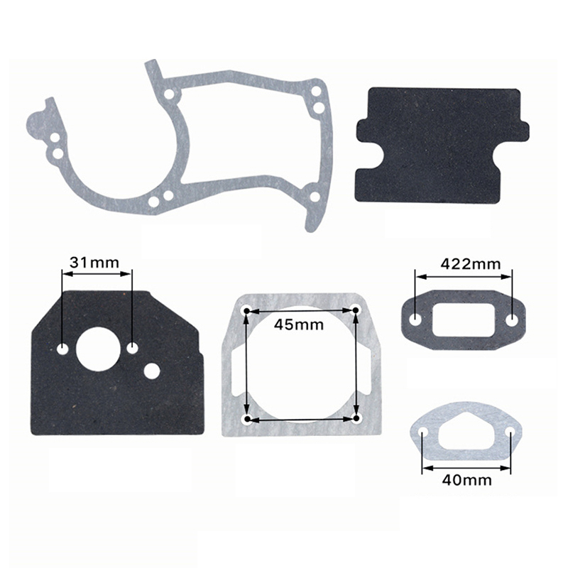Gergaji Set Lengkap Gasket/Chainsaw Full Set Gaskets 5200-5800/Kit Gasket Gergaji
