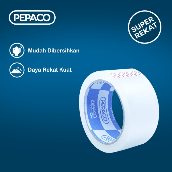 

PEPACO OPP TAPE, LAKBAN BENING, 2 INCH X 90 YARD, 1 ROLL