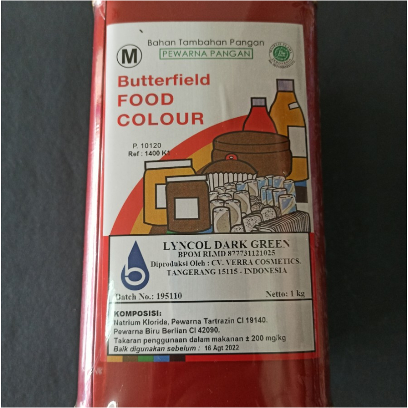 

Pewarna Makanan Butterfield Dark Green