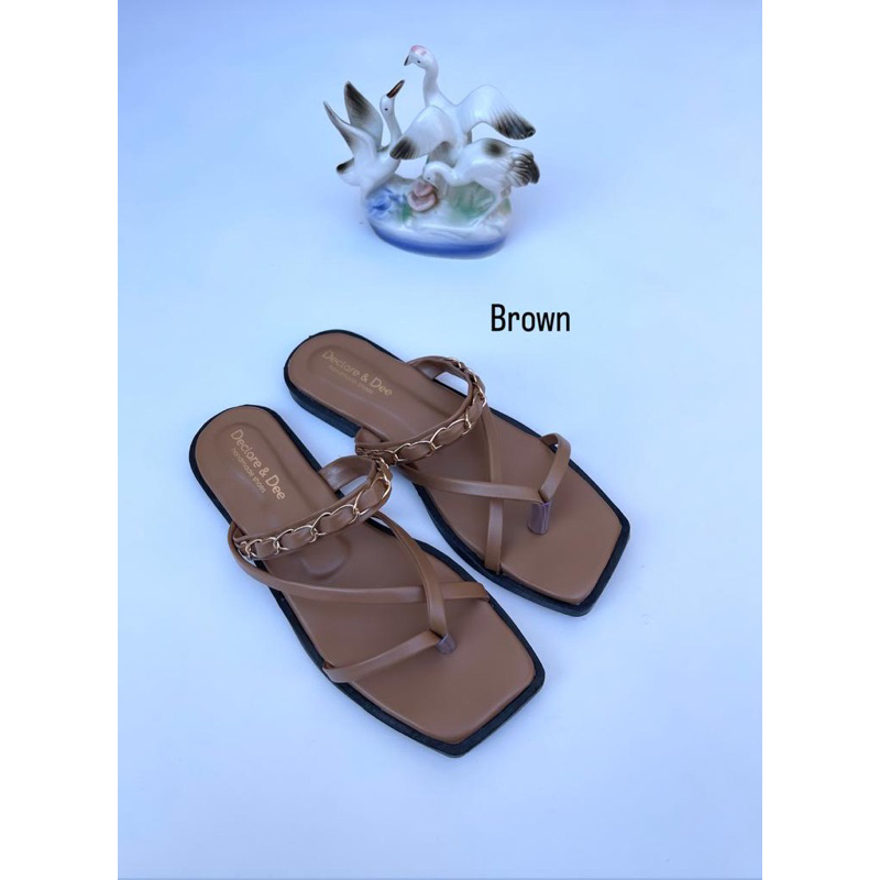 DECLARE&amp;DEE INARA SANDAL FLAT WANITA ELEGANT