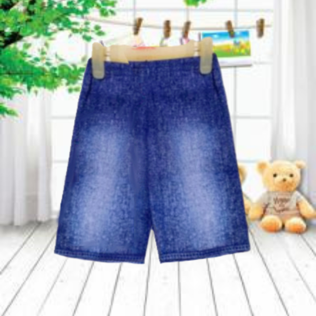 Celana Anak Semi Jeans Pendek Unisex / S,M,L,XL