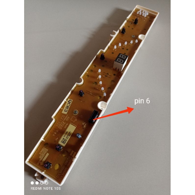 MODUL PCB MESIN CUCI SANYO ASW-85SB ASB-86SB AQUA AQW-85SB (M808-KEY)