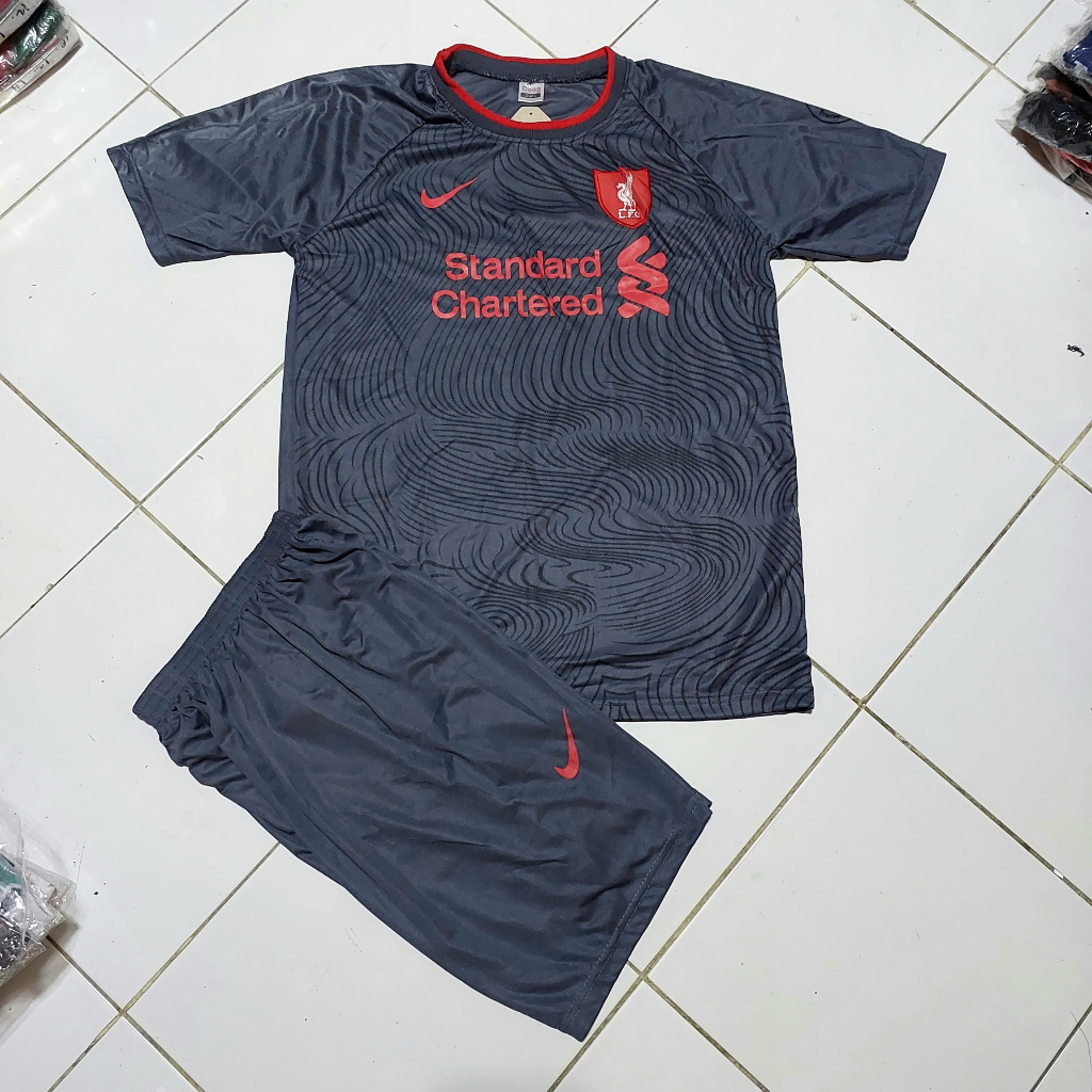 setelan baju bola anak liverpool/baju bola anak murah 1-12 thn