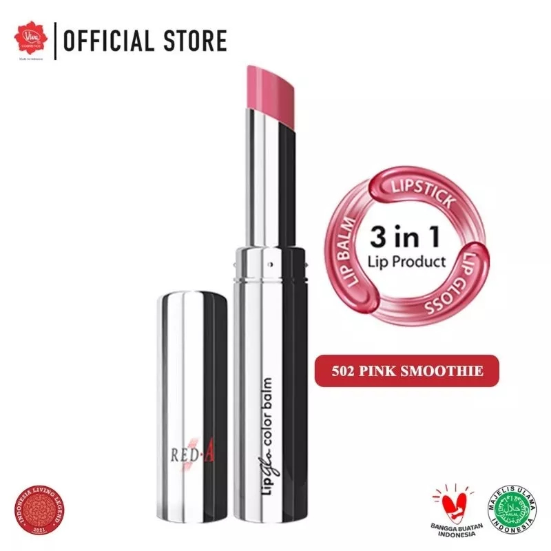 ❤ MEMEY ❤ RED-A Glo Lip Color Balm 3in1 | Super Moisturizer RED A