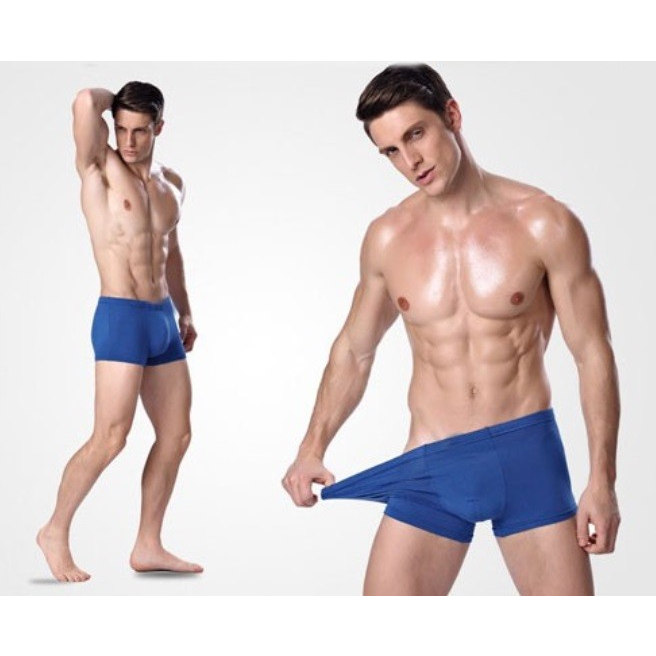 Celana Dalam Pria -Boxer Pria Bahan Katun Bambu Bamboo Fiber Underware