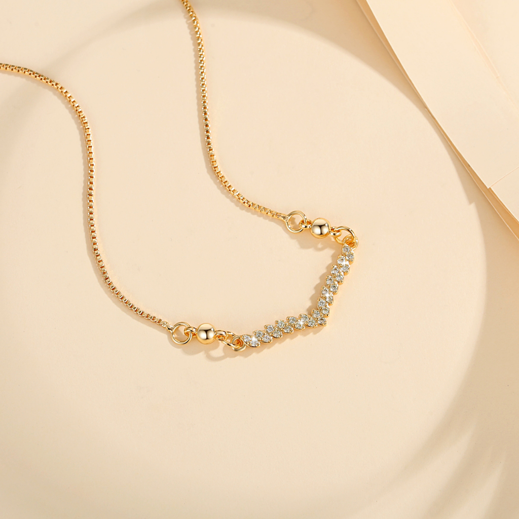 Y077 【Barang spot】Kalung Titanium Wanita Fuji Kalung Wanita Korea Terbaru Anti Karat Tidak Luntur