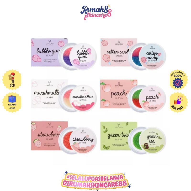 LIPLAPIN Lip Scrub 15 gr - Scrub Gula Bibir