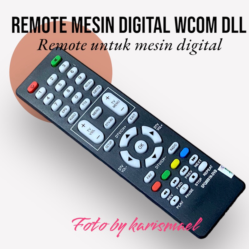 REMOTE MESIN TV DIGITAL / TV DIGITAL WCOM