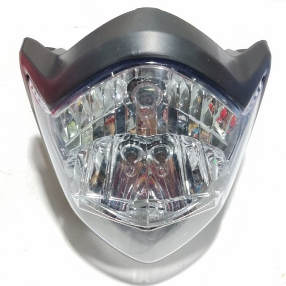 Reflektor Yamaha Vixon New baru 2010 2011 2012 Assy Black Lampu Depan Vixion new Hitam H4 Reflektor Vixion new batman