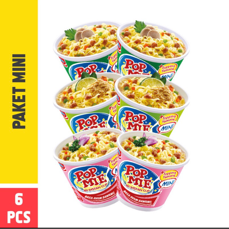 

Pop Mie Mini Paket Isi 6pcs