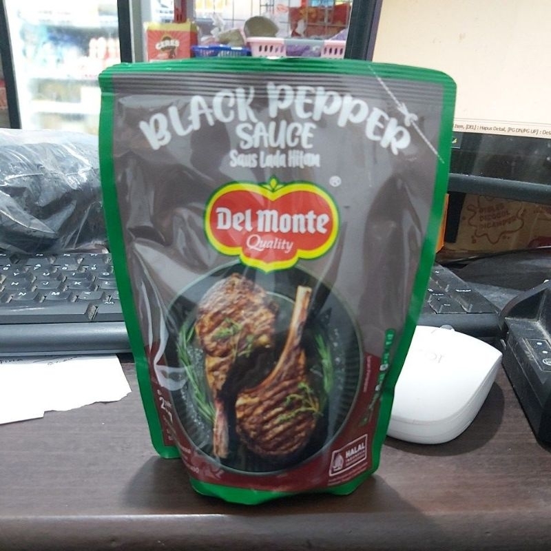 

delmonte black paper 250gr