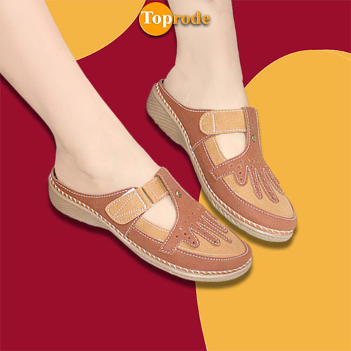 SANDAL WANITA KEKINIAN SENDAL CEWEK TERBARU SANDAL SEPATU WANITA SLOP SELOP SLIP ON FLAT KARET KONDANGAN IBU IBU TALI PESTA CEWE KANTOR  KULIT  IMPORT CASUAL SANTAI MURAH KOREA DEWASA PEREMPUAN TC20