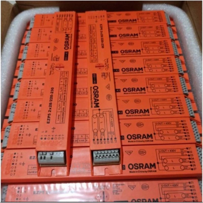 Ballast Trafo Lampu T5 2 X 28 Watt Osram EB-C 228 TL5