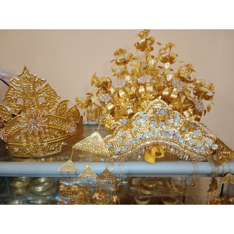 set perhiasan pengantin palembang /adat palembang