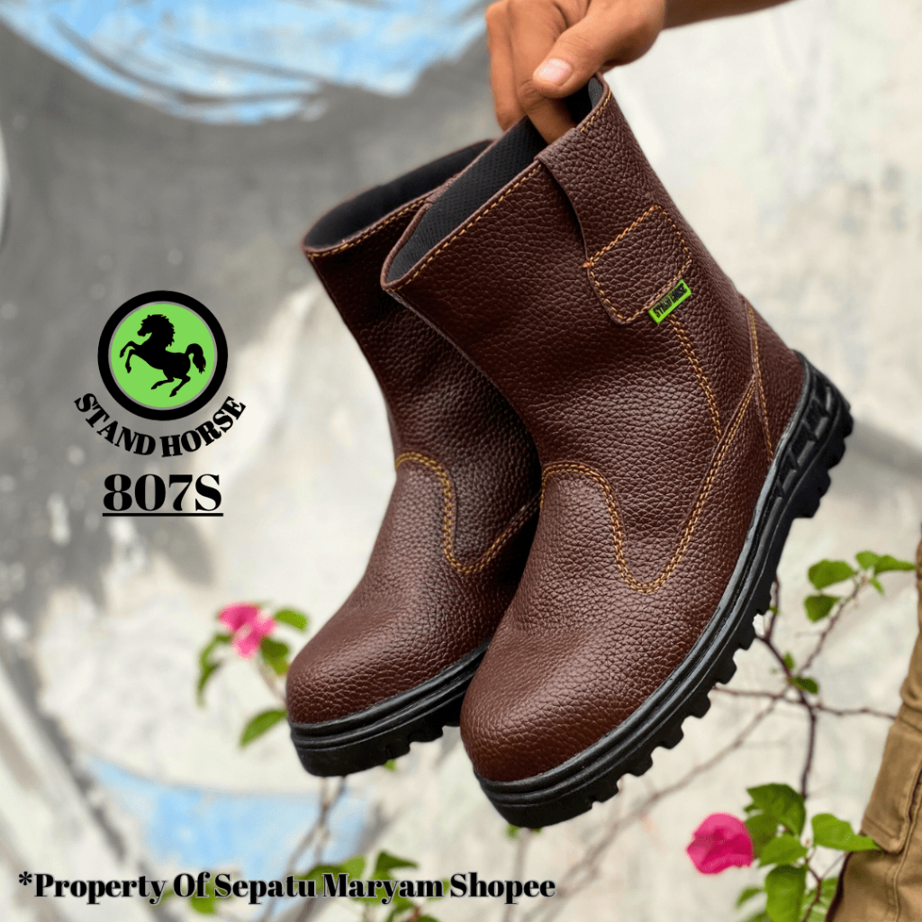 Sepatu Kerja Proyek Safety Boots Ujung Besi Sepatu Safety Murah Pria Septy Sefty Safeti Shoes COD