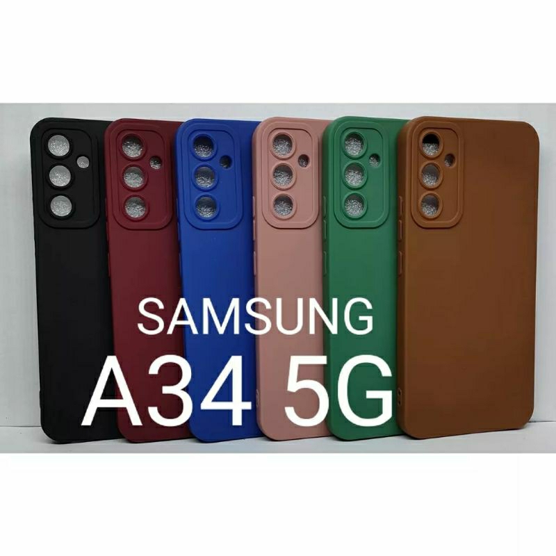 Softcase Slicon pro Camera Samsung A34 5G