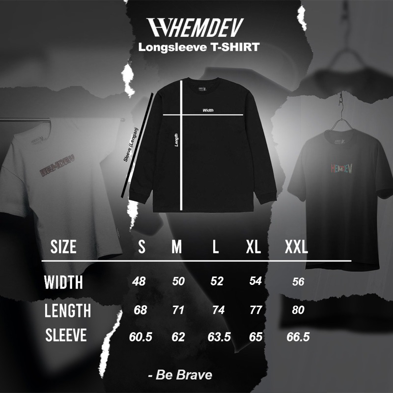 Hemdev Tshirt Longsleeve Sinner Tees Katun