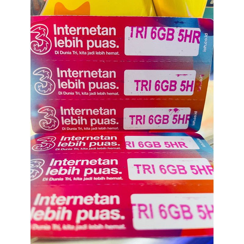 Tri 6gb 5hari