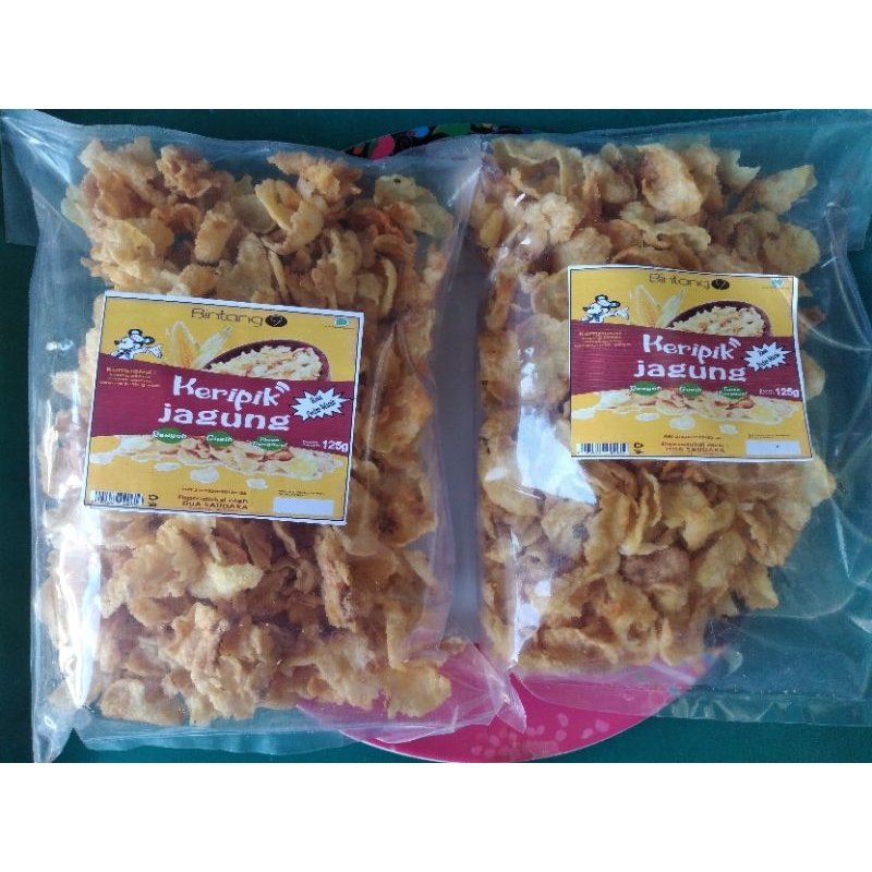 

Keripik Jagung Gepeng 125gr Bintang 9 Madura