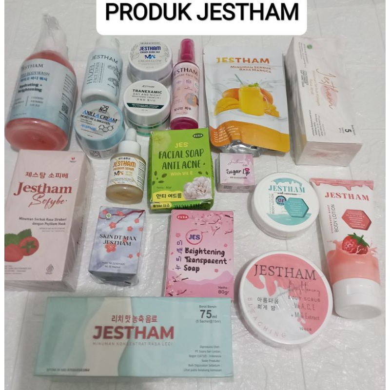 PAKET GLOWING JESTHAM CREAM GLOW DT MAX KOREA jestham BPOM ORIGINAL