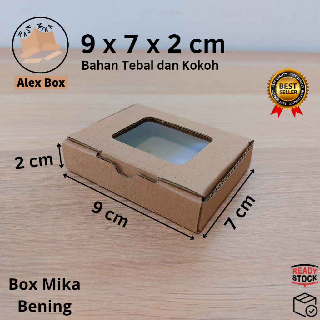 

Kardus Mika 9 x 7 x 2 cm... model diecut, untuk kue hampers dll