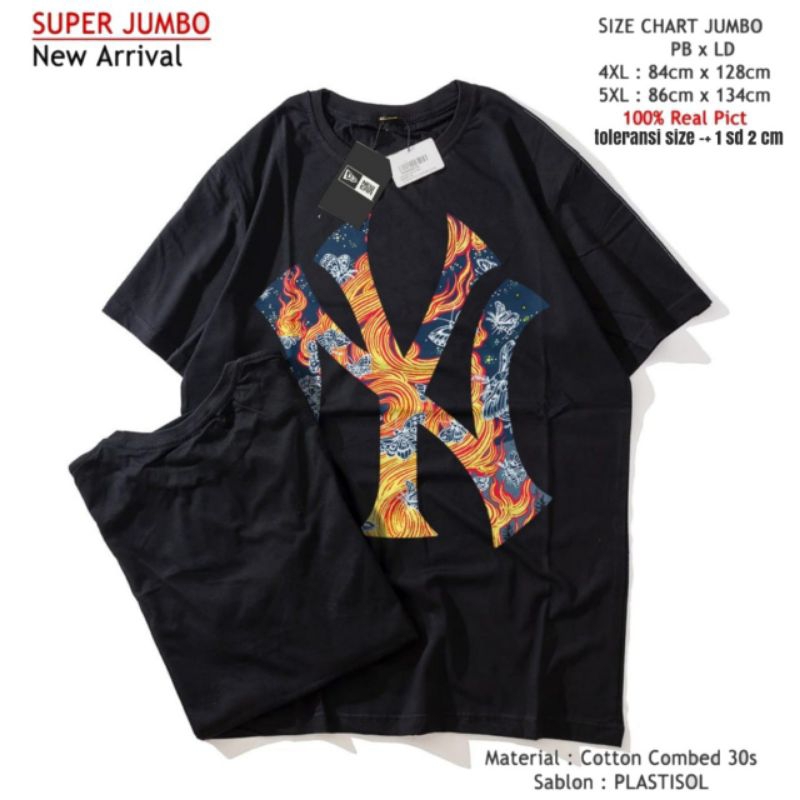KAOS JUMBO SIZE 4XL/5XL NY YANKEES FIRE