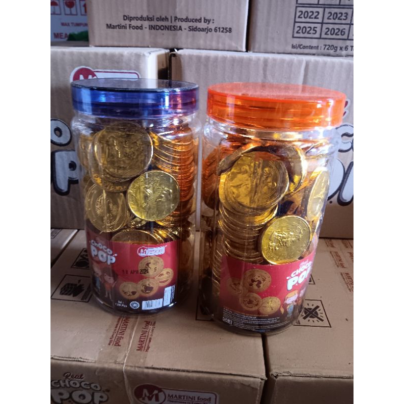 

REAL CHOCOPOP COKLAT KOIN 120's