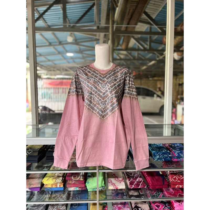 kaos sasirangan lengan panjang