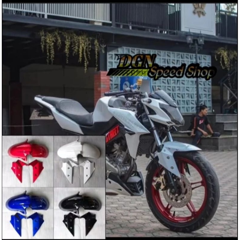 VARIASI SPAKBOR DEPAN YAMAHA VIXION NEW NVL MODEL TRANSFORMERS TERSEDIA WARNA HITAM,PUTIH,BIRU,MERAH