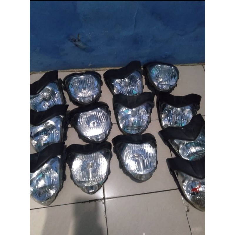 lampu depan headlamp reflektor Byson Stanley ori copotan