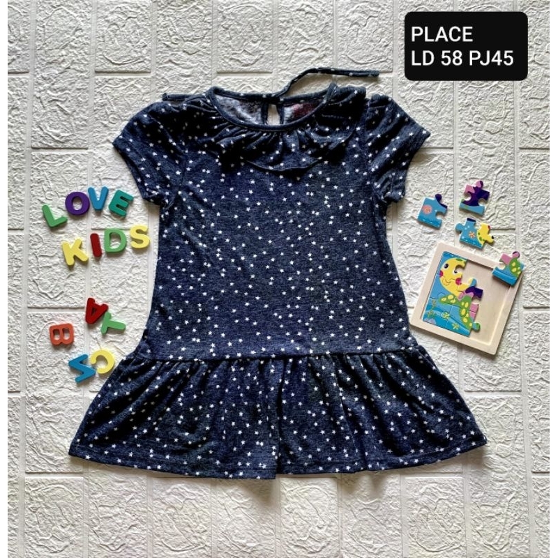 PLACE DRESS ANAK PEREMPUAN