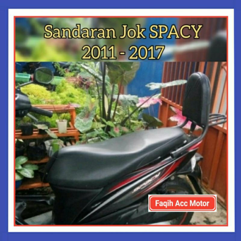 Sandaran jok Motor SPACY Senderan jok SPACY Boncengan Motor SPACY
