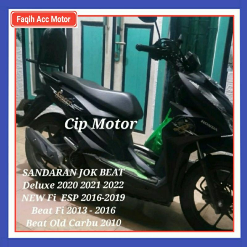 Sandaran Jok Belakang Motor Beat Scoopy