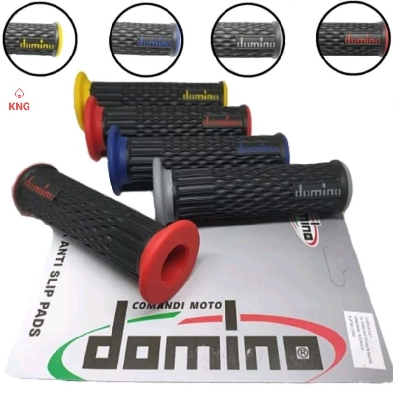 Handgrip Motor Merk Domino Model Jaring Terbaru Cocok Untuk Semua Jenis Motor - Handgrip Wajik Domino Universal