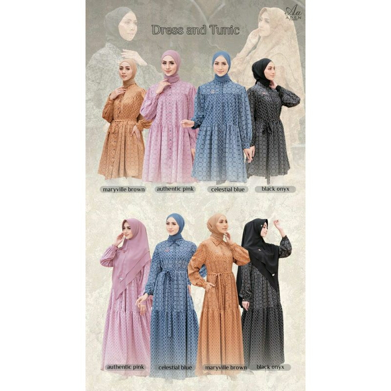 isorrophia dress dan tunik by aden hijab