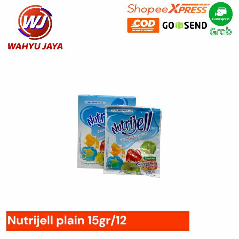 

nutrijell plain 15gr/12