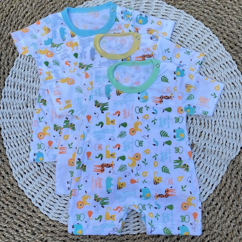 PROMO 7.7 3 PCS Romper bayi jumper bayi bodysuit bayi newborn jumpsuit sablon