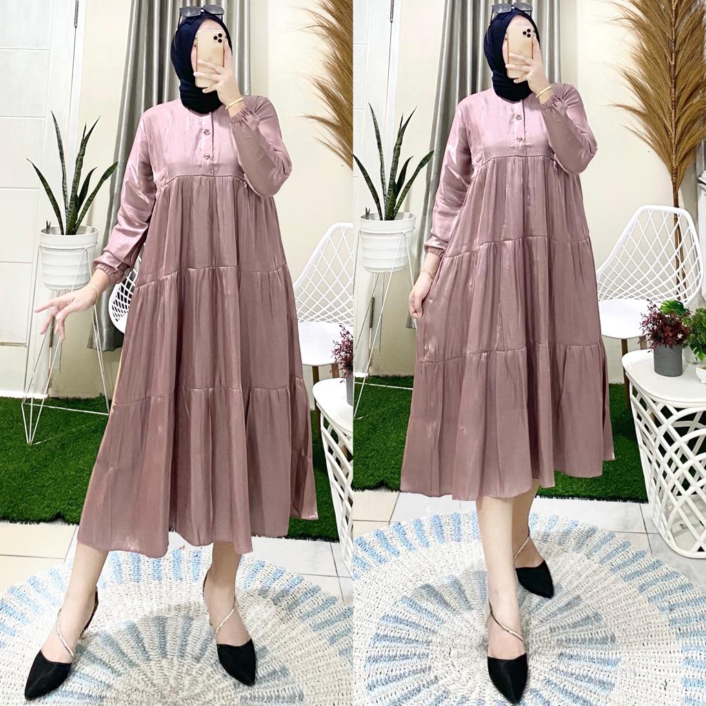 [ BISA COD ] MIIDI SIMMER POLOS FREANDLY BUSUI MODEL TERBARU,MIDI SIMER BUSUI,MIDIDRESS POLOS TERLARIS,TUNIK SIMMER KANCING DEPAN MODLE TERBARU