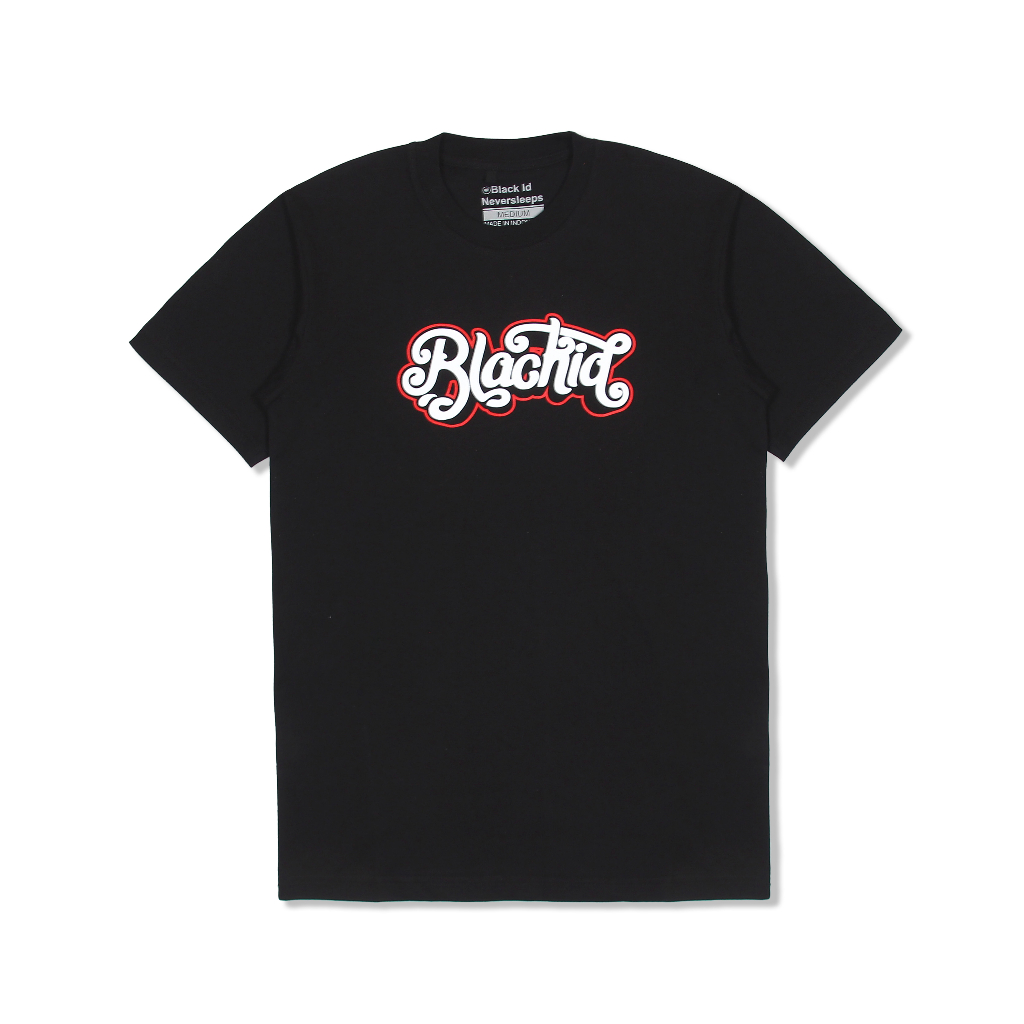 Black ID - T Shirt Pria Lengan Pendek Hitam | Ts Liquids