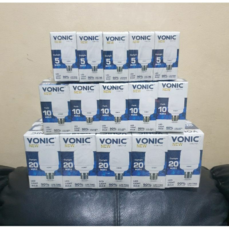 LAMPU BOHLAM NEW VONIC TERANG HEMAT ENERGI 90% LED LIGHT BULB