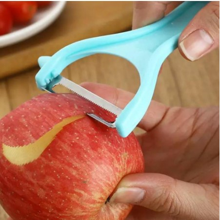 Peeler Pisau Pengupas Buah Dan Sayur Alat Kupas Buah Apel Kentang Stainless Besar Otomatis