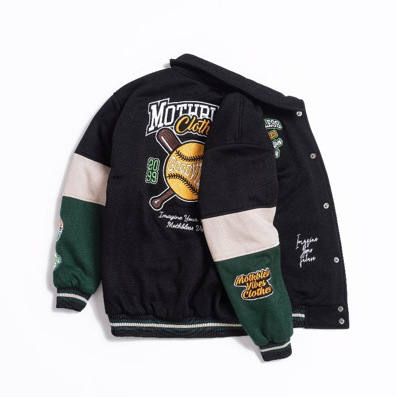 Jaket Varsity Pria Distro Original Clothing Bandung