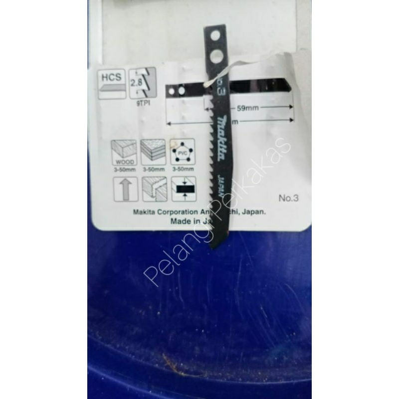 Mata Jigsaw MAKITA No3 ORIGINAL/Mata Gergaji No3/Jigsaw Blade MAKITA