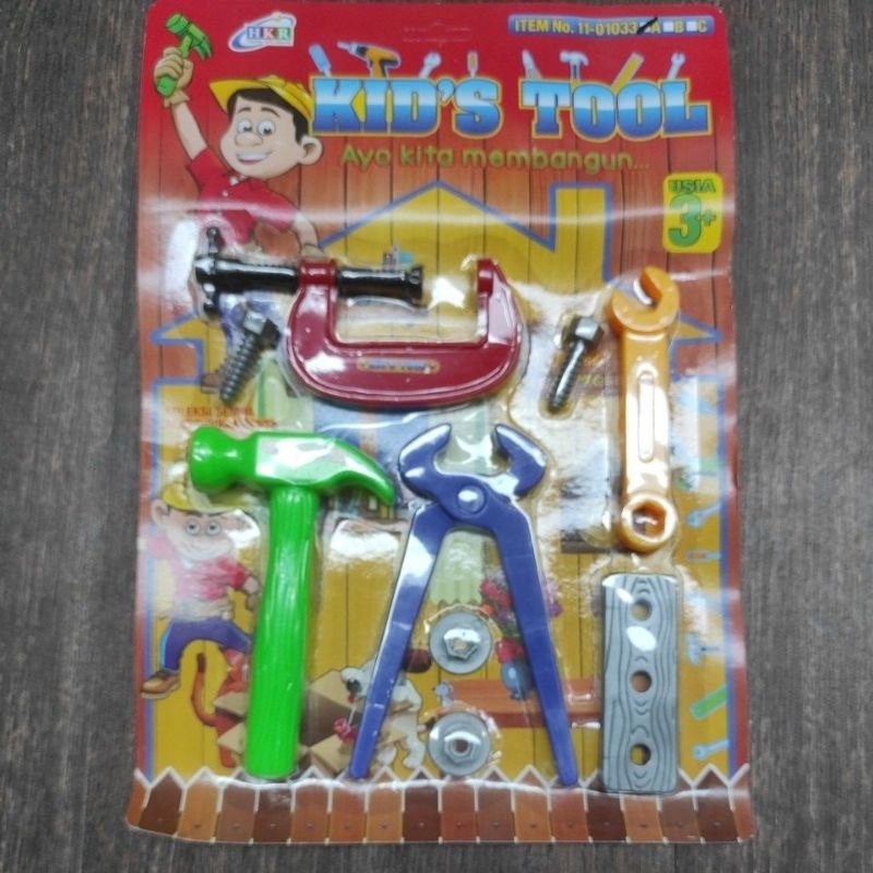 Mainan Tools Set Perkakas Pertukangan Mini Koper