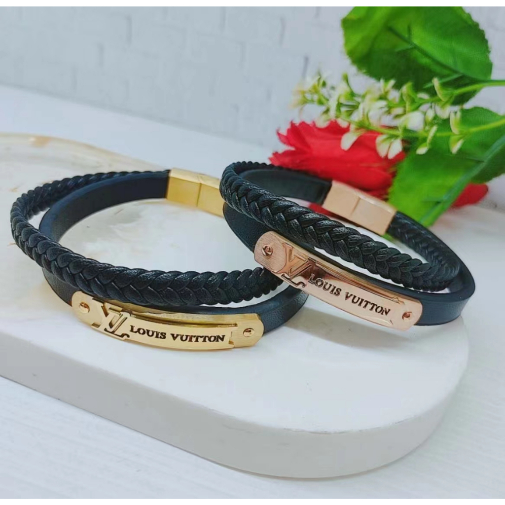 Gelang Titanium 2Rantai Perhiasan Wanita 585/588