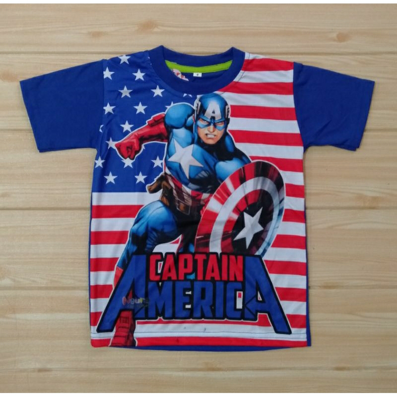 (COD) KAOS SUPER HERO ANAK USIA 2-5 TAHUN