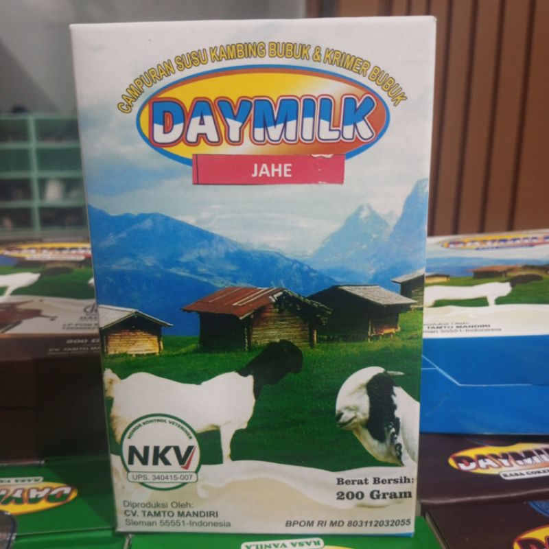 

Daymilk Susu Kambing Rasa Jahe 200gr/Susu Kambing etawa Daymilk bubuk