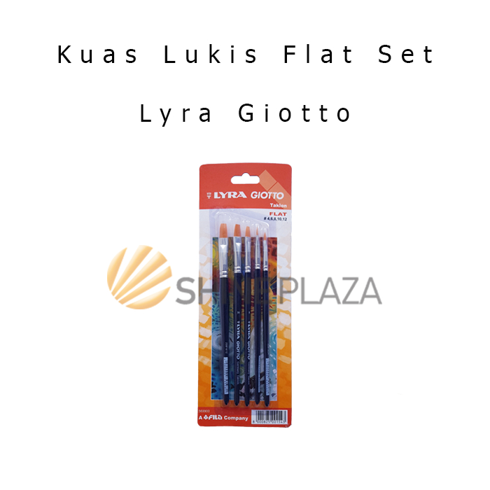 

Kuas Lukis Brush Lyra Giotto Flat Set - Kuas Cat Acrylic Cat Minyak Cat Air
