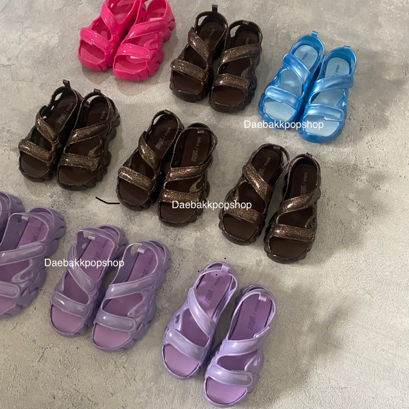 [SALE] Melissa x collina strada puff sandal import sepatu jelly murah mirror 1:1