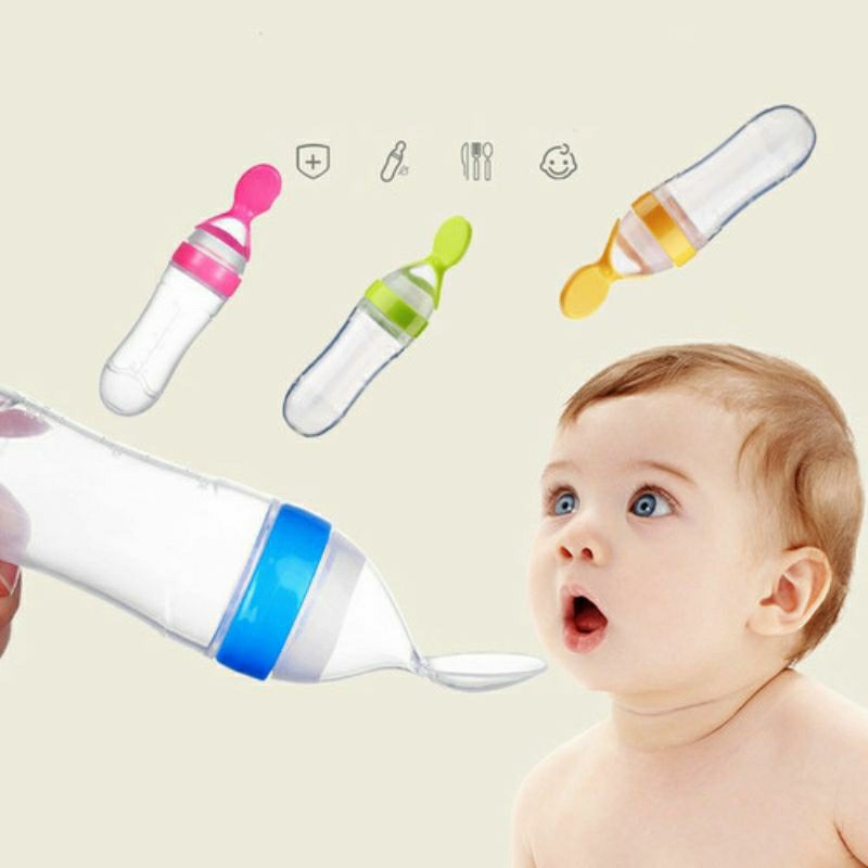 Botol Sendok Makan Bayi Botol Susu Dot Sendok Bubur MPASI Baby BPA Free